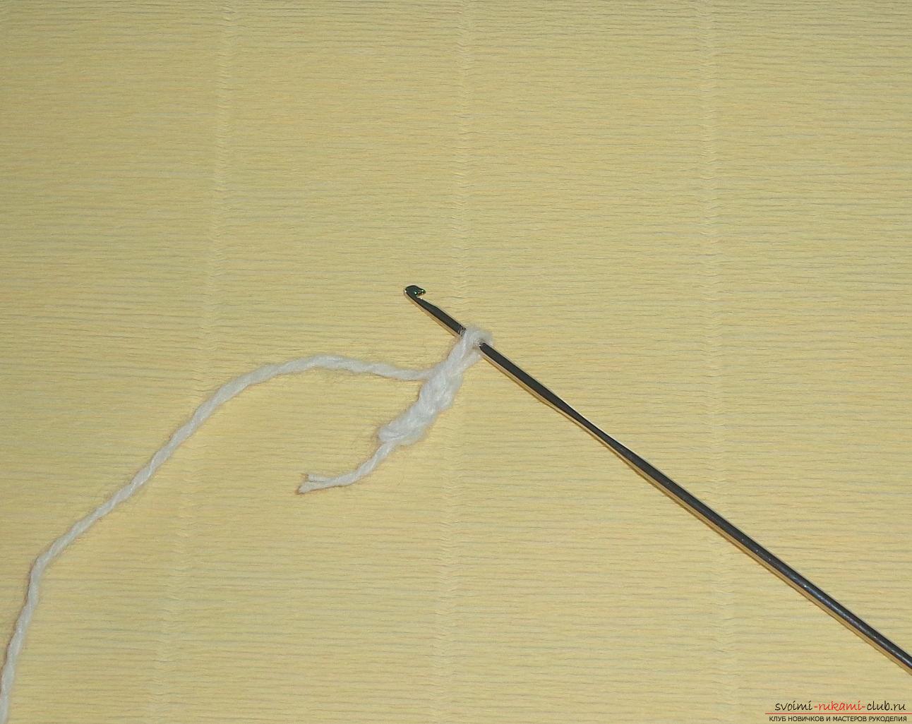 Мастер-класс подробно описывает вязание крючком, как вяжется мышка своими руками.. Фото №15